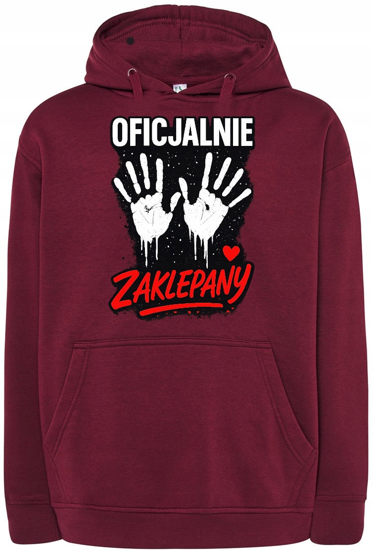 Mikina s kapucí Oficiálně zaklepaný Valentýn Pro něj r.XS