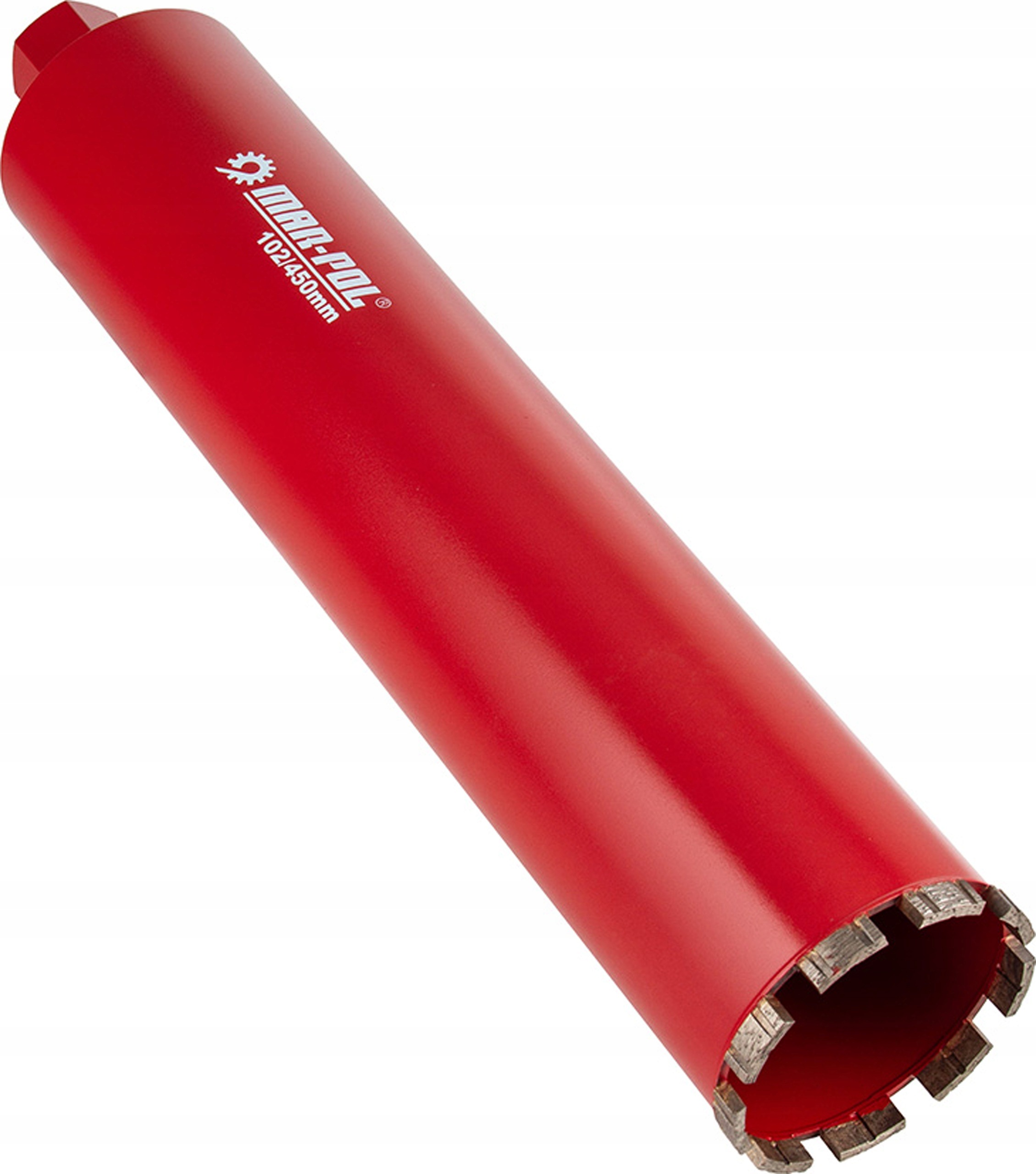 Otwornica diamentowa do betonu 102 mm x 450 mm gwint 1 1/4" Mar-Pol
