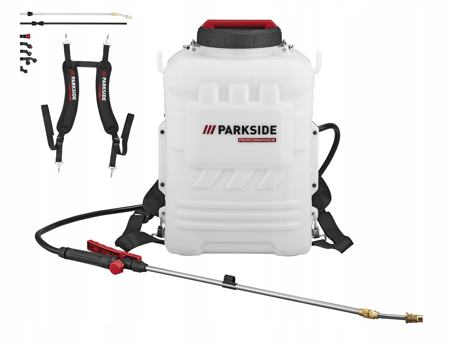PARKSIDE PERFORMANCE OPRYSKIWACZ CIŚNIENIOWY PLECAKOWY PRDSP 20-Li C2, 16 l