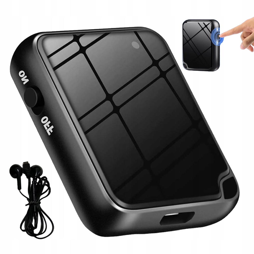 Profesionální Odposlech Štěnice Mini Špionážní Diktafon Vysoká Kvalita 16 Gb