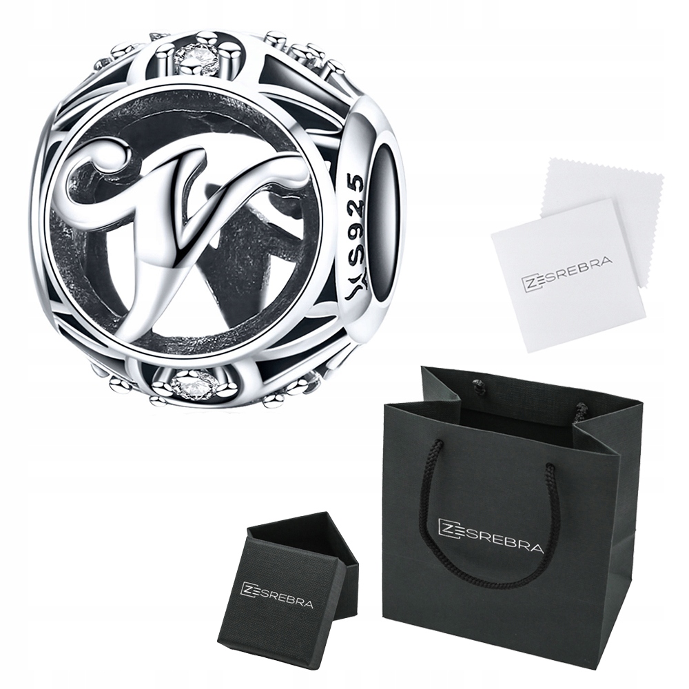 

Charms Litera V do Pandora srebro 925 S925