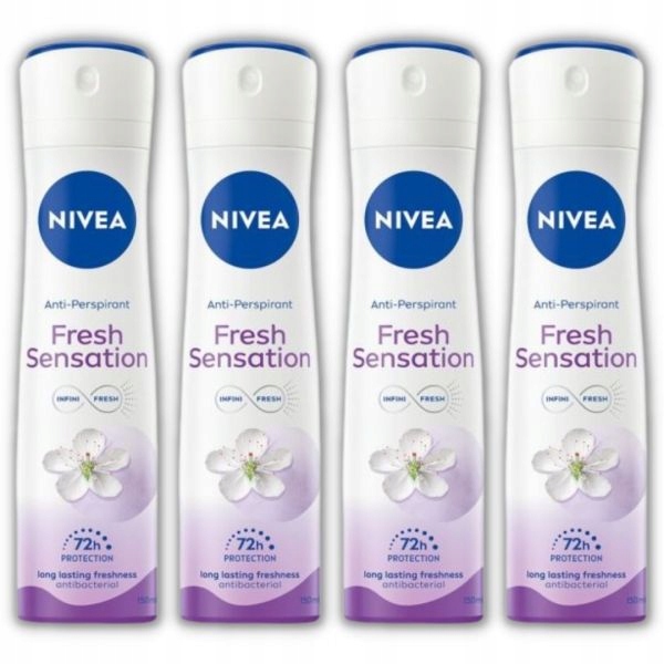 Antyperspirant w sprayu Nivea Fresh Sensation x 4