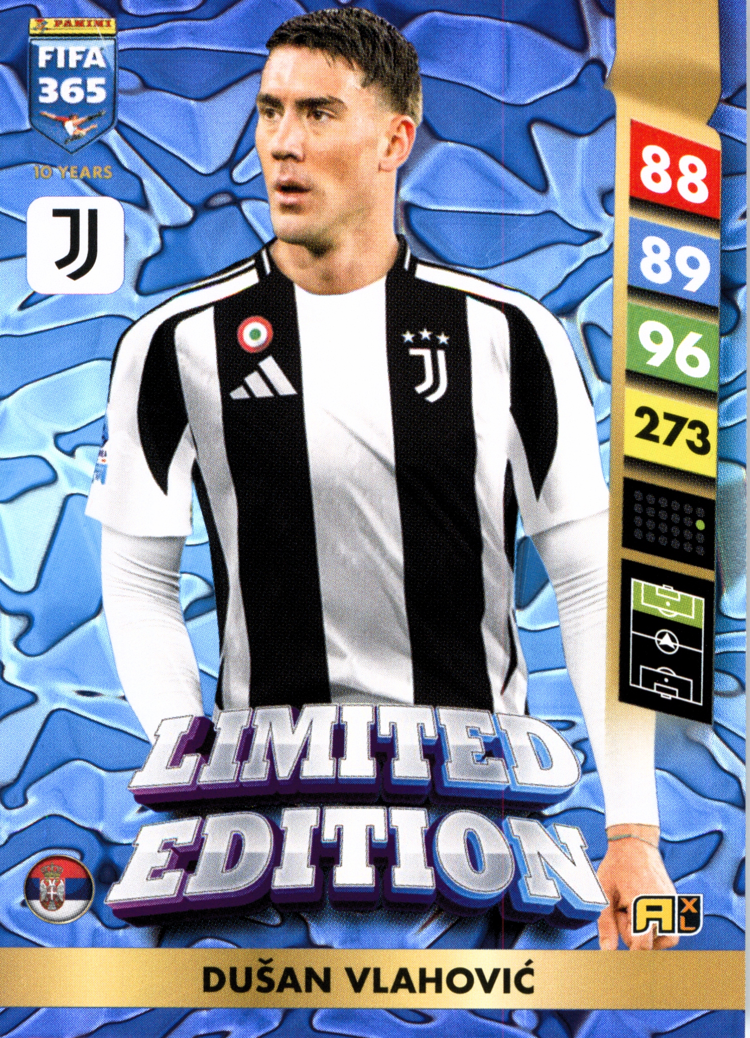 Panini Fifa 365 2025 Limited Edition Dusan Vlahovic Juventus
