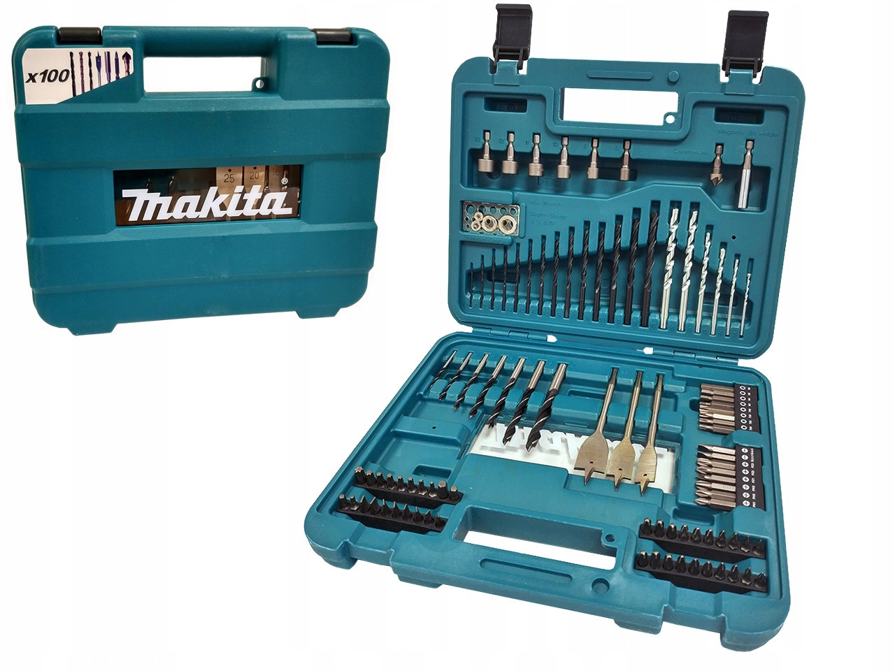 

Makita D-47248 Zestaw Akcesoriów Wiertła Bity x100