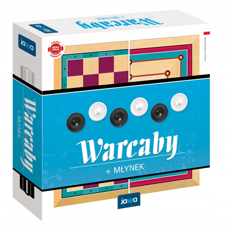 

Klasyka Gra Warcaby Młynek Jawa GRA-63