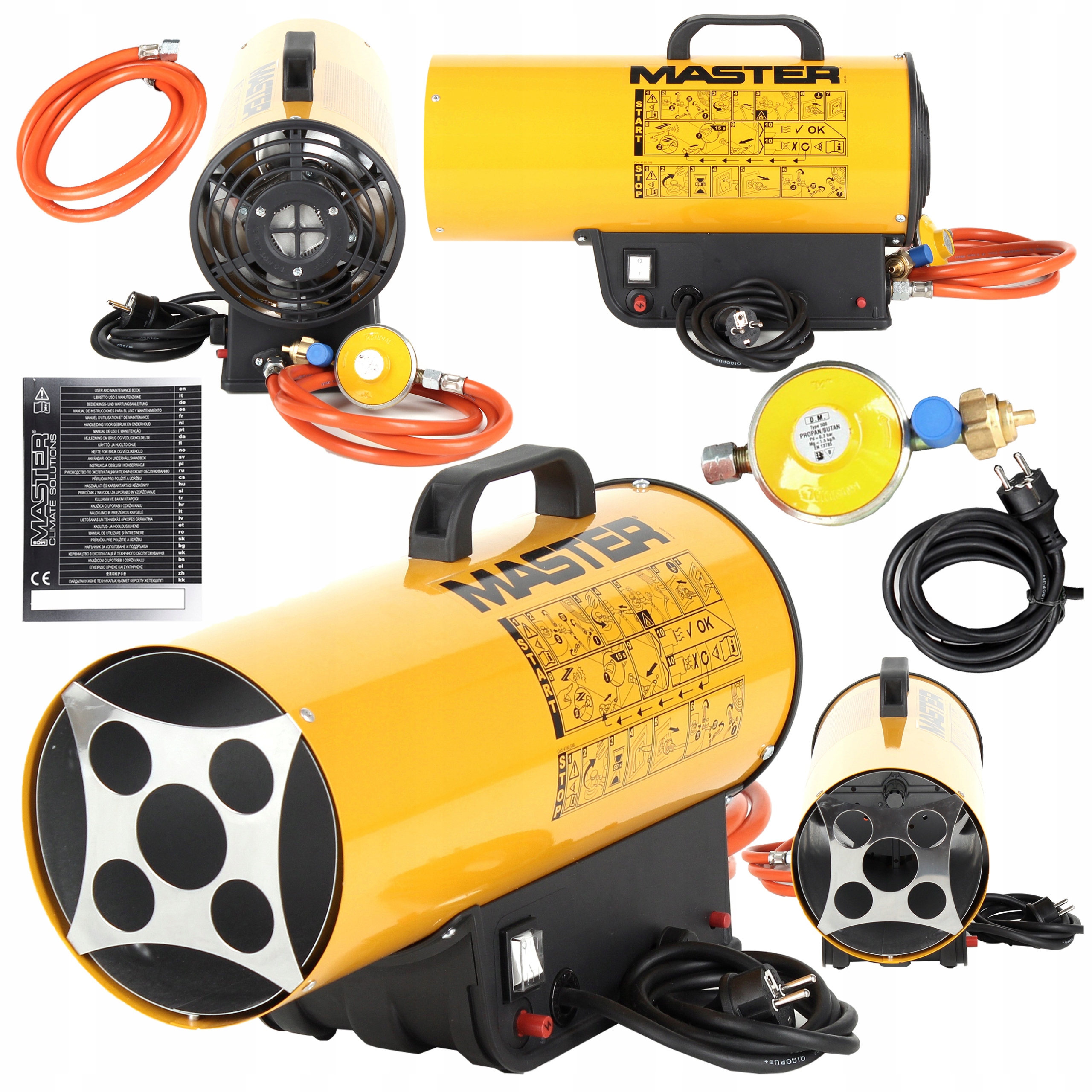 ГАЗОВИЙ НАГРІВАЧ ПОВІТРОДУВКА MASTER BLP 17M DE