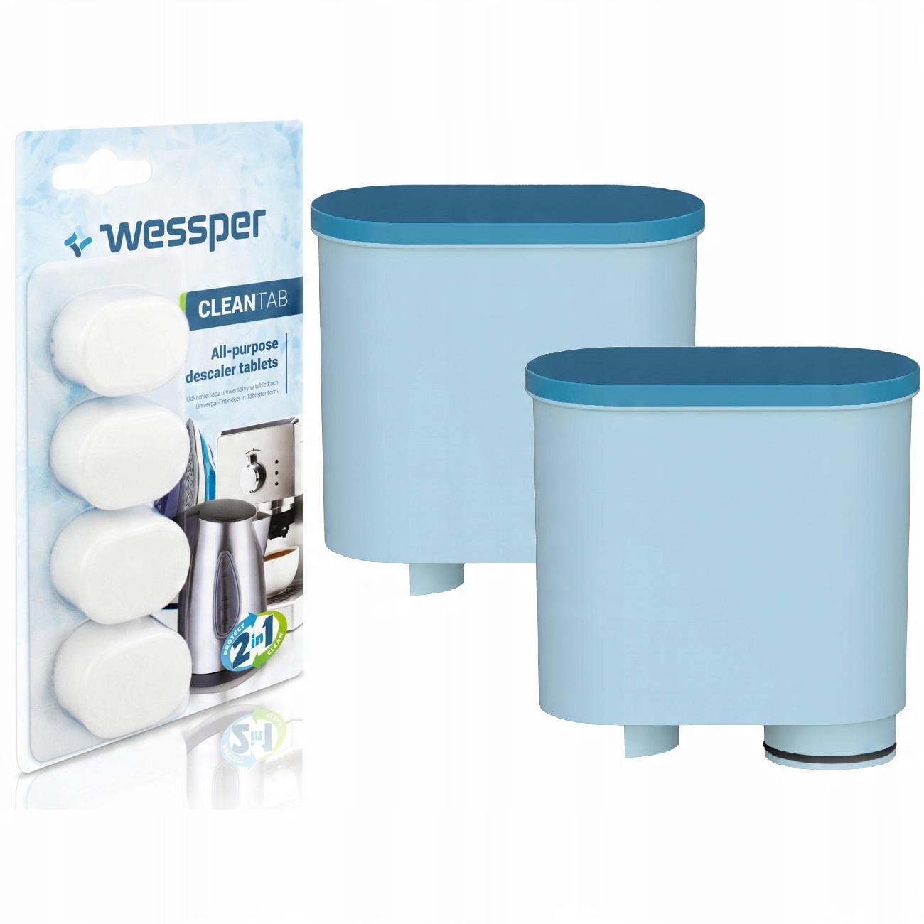 

2x Filtr Wody Do Ekspresu Saeco HD8917 Incanto