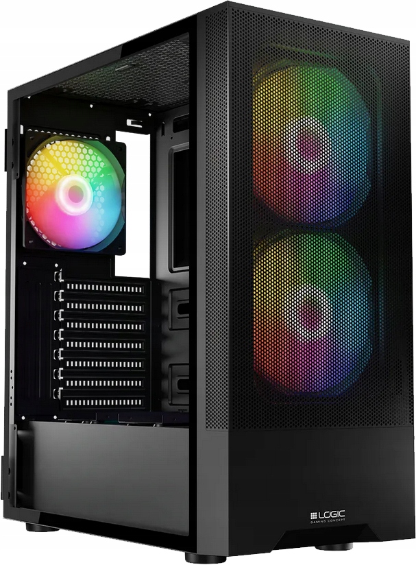 ZESTAW KOMPUTEROWY DO GIER R5 3600 RX7600 64GB DDR4 1TB SSD 24" WiFi WIN11 Marka FLASH-WAWA