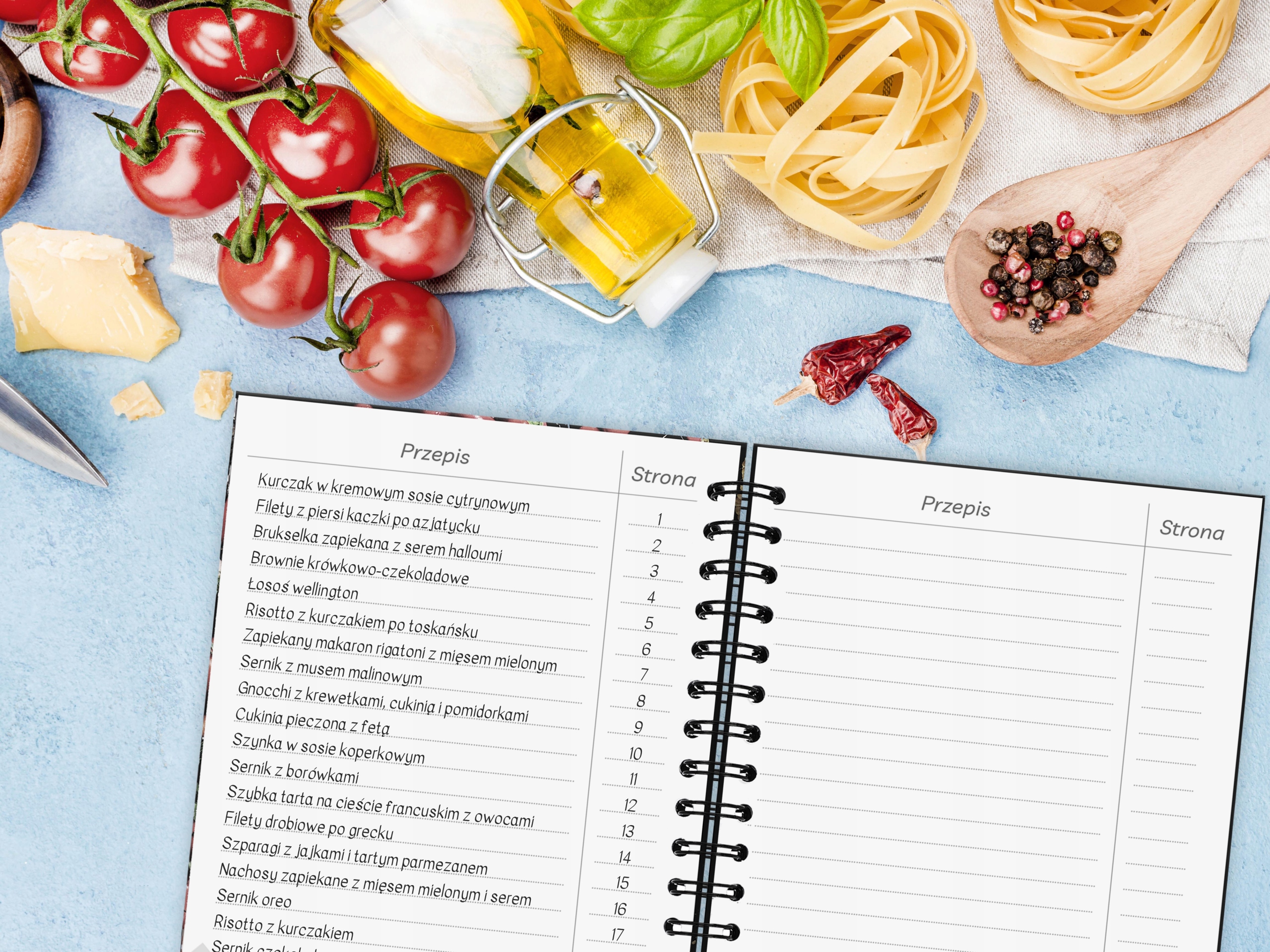 PRZEPIŚNIK NOTES KULINARNY DO PRZEPISÓW ZESZYT PRZEPISY KUCHENNE NOTATNIK Rodzaj notes
