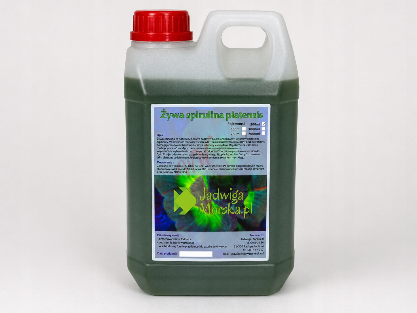 Spirulina platensis 2L (żywa kultura)