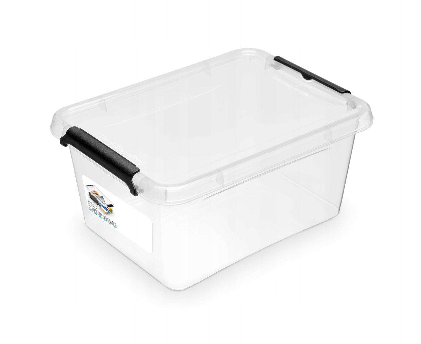 PUDEŁKO POJEMNIK PLASTIKOWY Z POKRYWĄ ORPLAST Simple 1,6 l