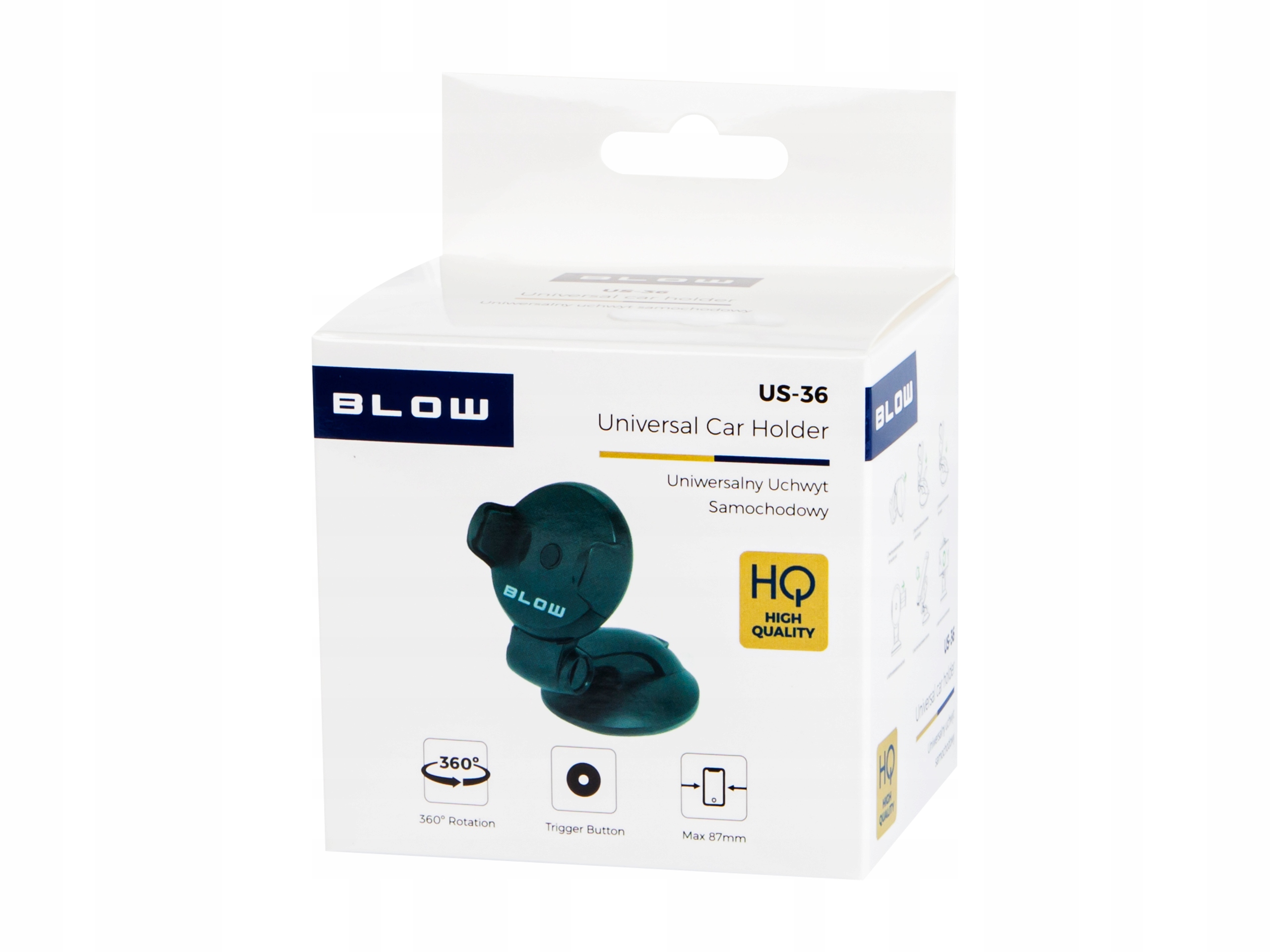 UCHWYT SAMOCHODOWY NA TELEFON NA SZYBĘ KOKPIT Marka Blow