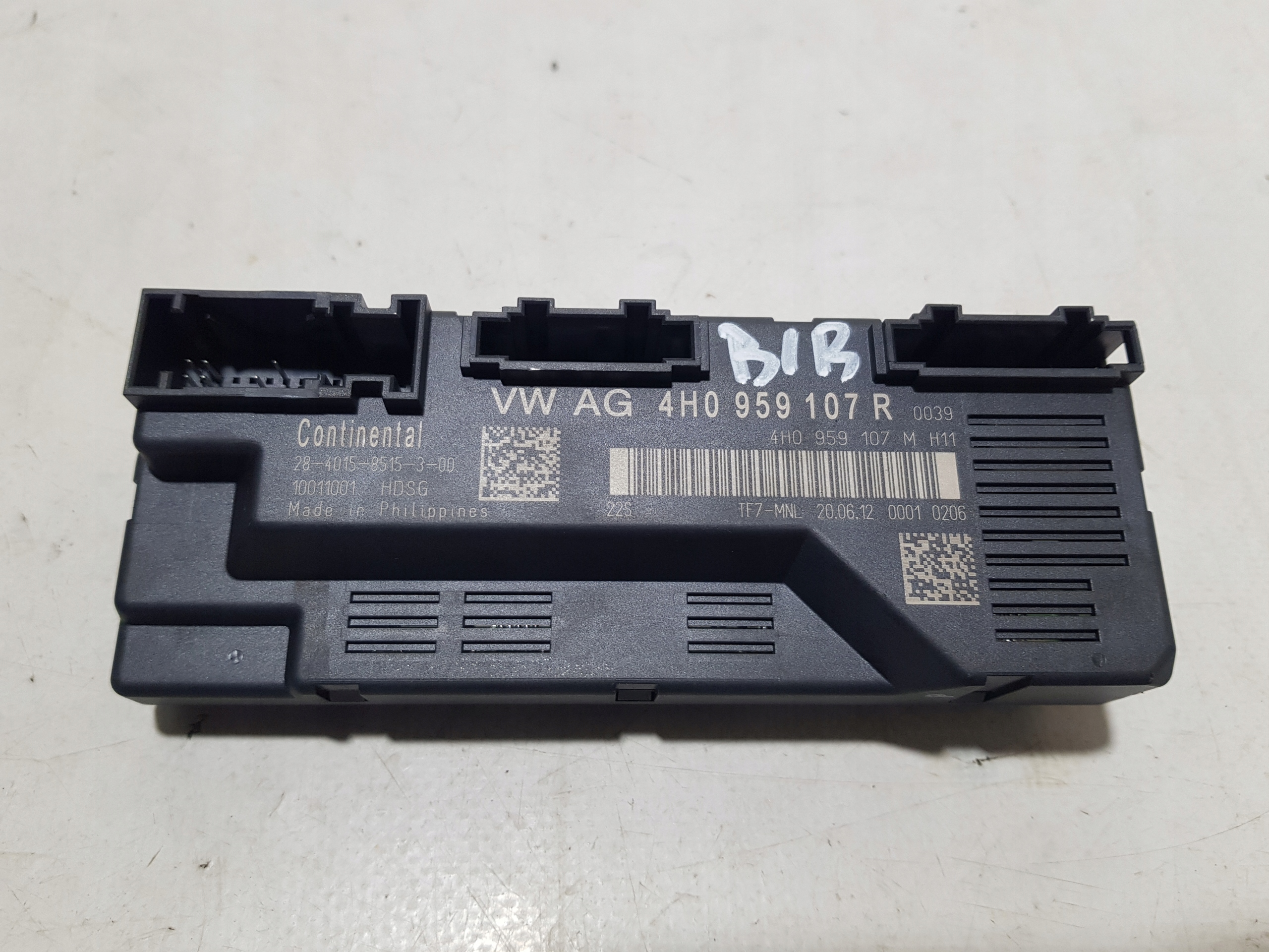 control unit module bonnet boot AUDI A8 D4 4H0959107R