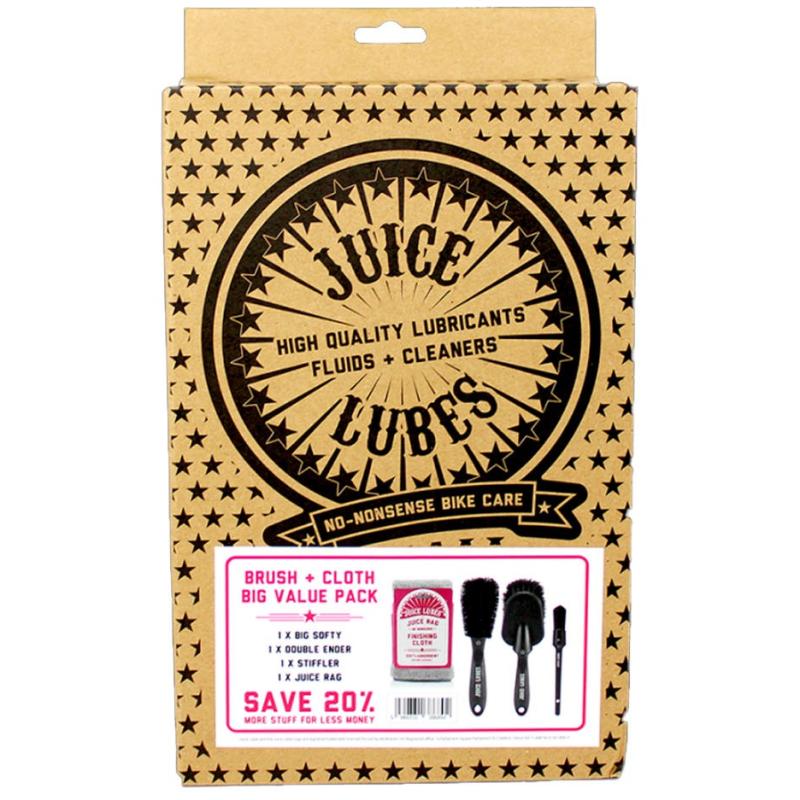 Juice Lubes Juice Brush Cloth Big Value Pack sada obsahuje Double Ender Big
