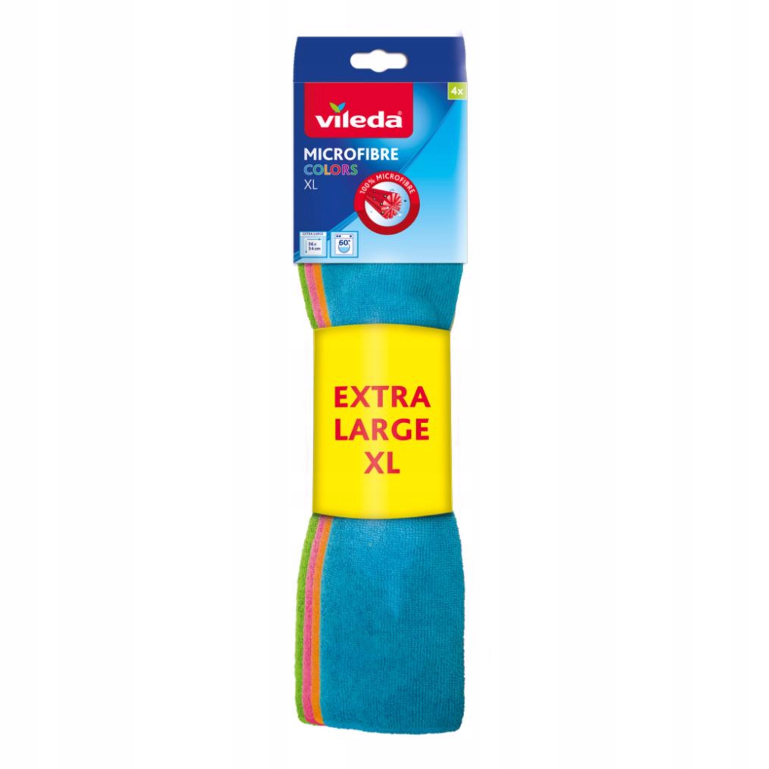 

Ściereczka Vileda mikrofibra Colors Extra xl 4 szt