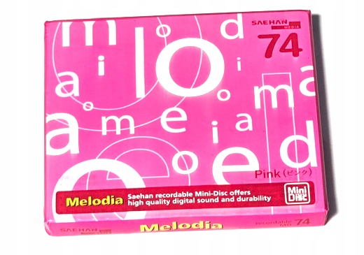 Minidisc Melodie 74 MD74-MLP Nová Tovární Fólie Japan Pink