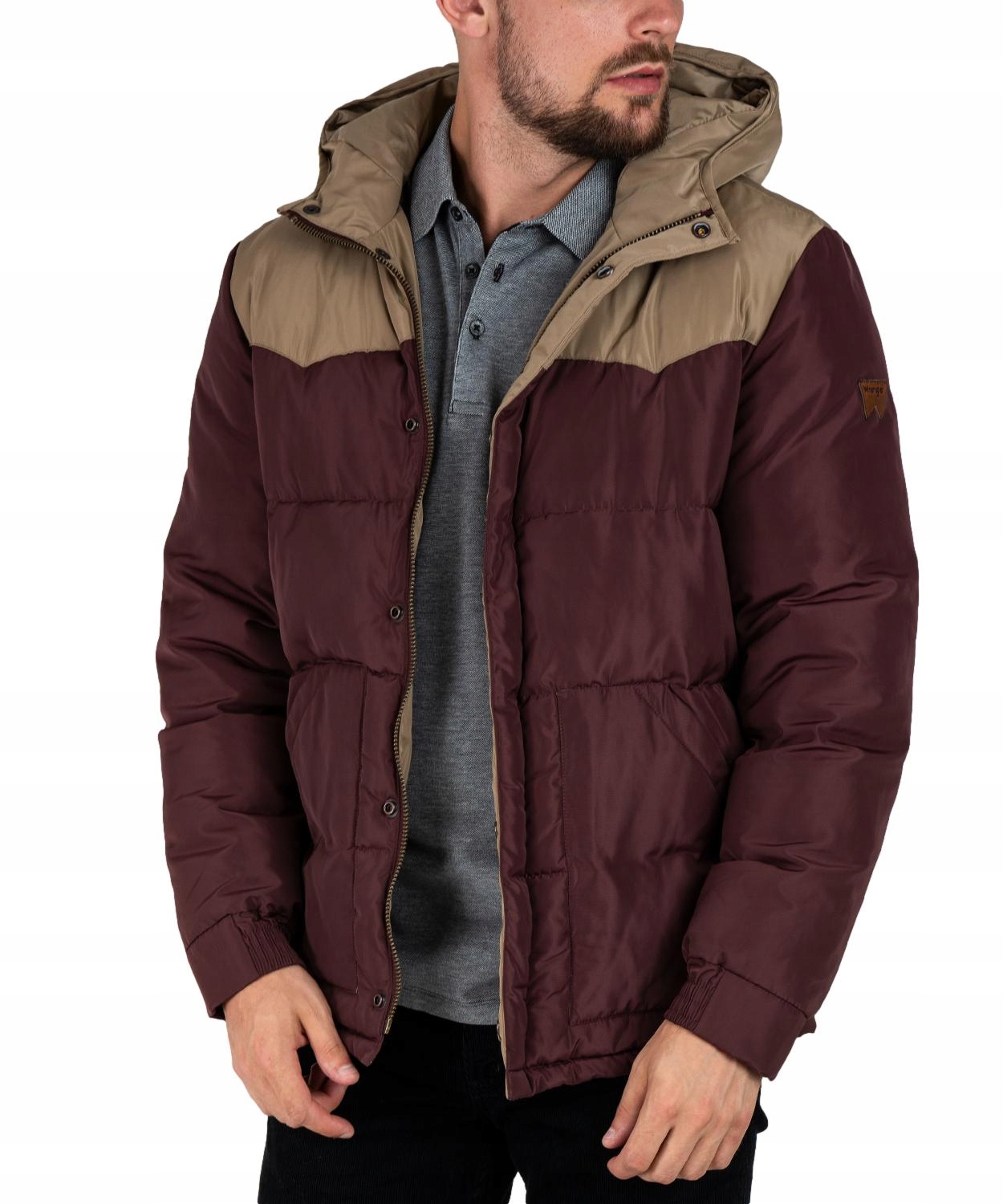 Bunda Wrangler Puffer Jacket 112341041 W40AWUH45 Dahlia XXL
