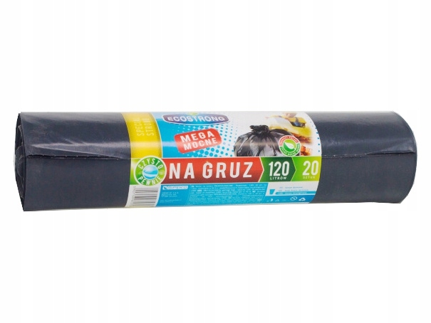 

Worki na gruz 120L 20 szt czarne Mocne