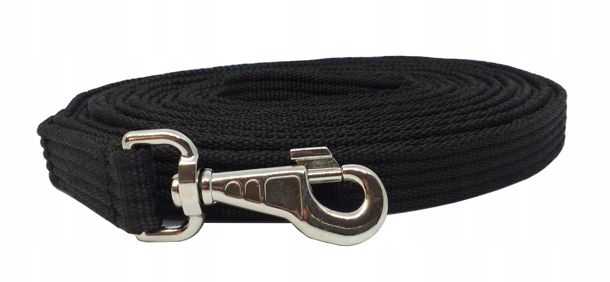 

Smycz treningowa taśma 10m/25mm Czarna