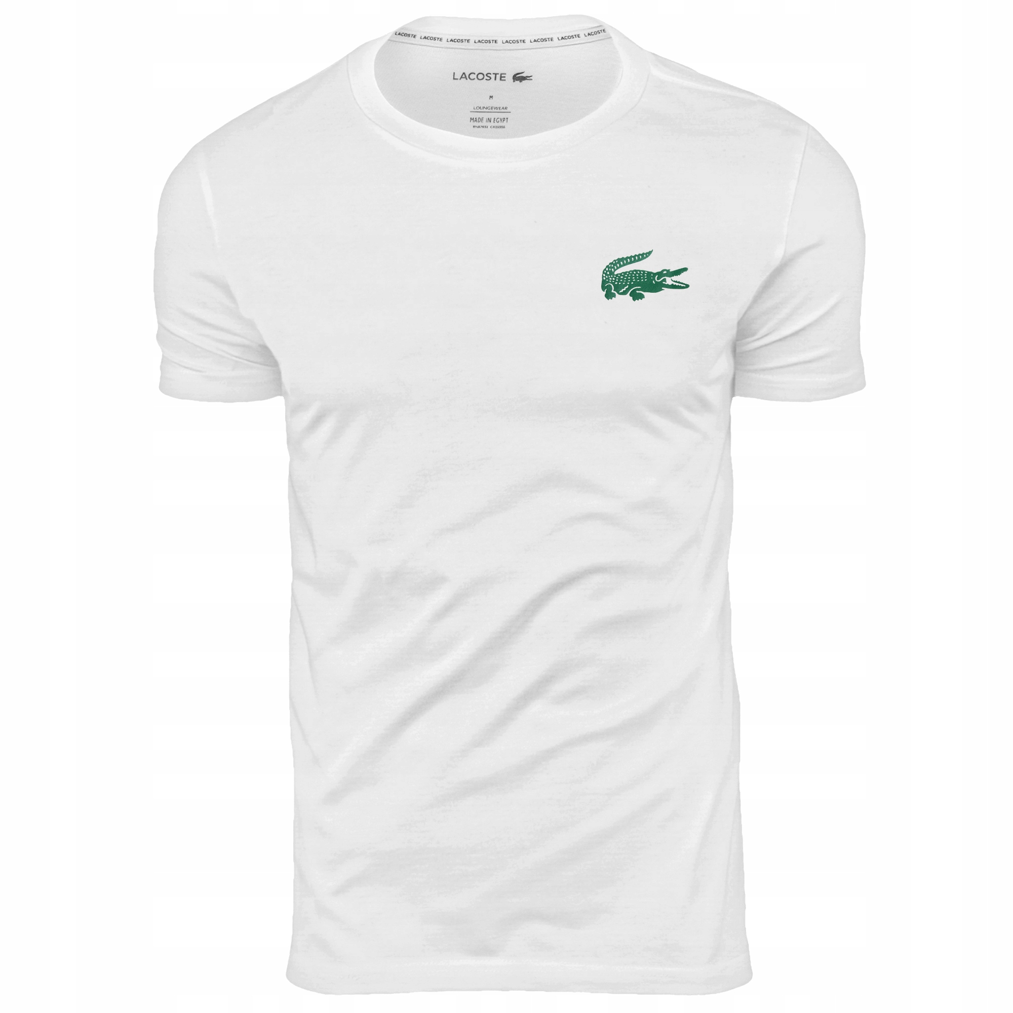 Lacoste TH9460 Tričko Pánské Tričko Originál Bílé