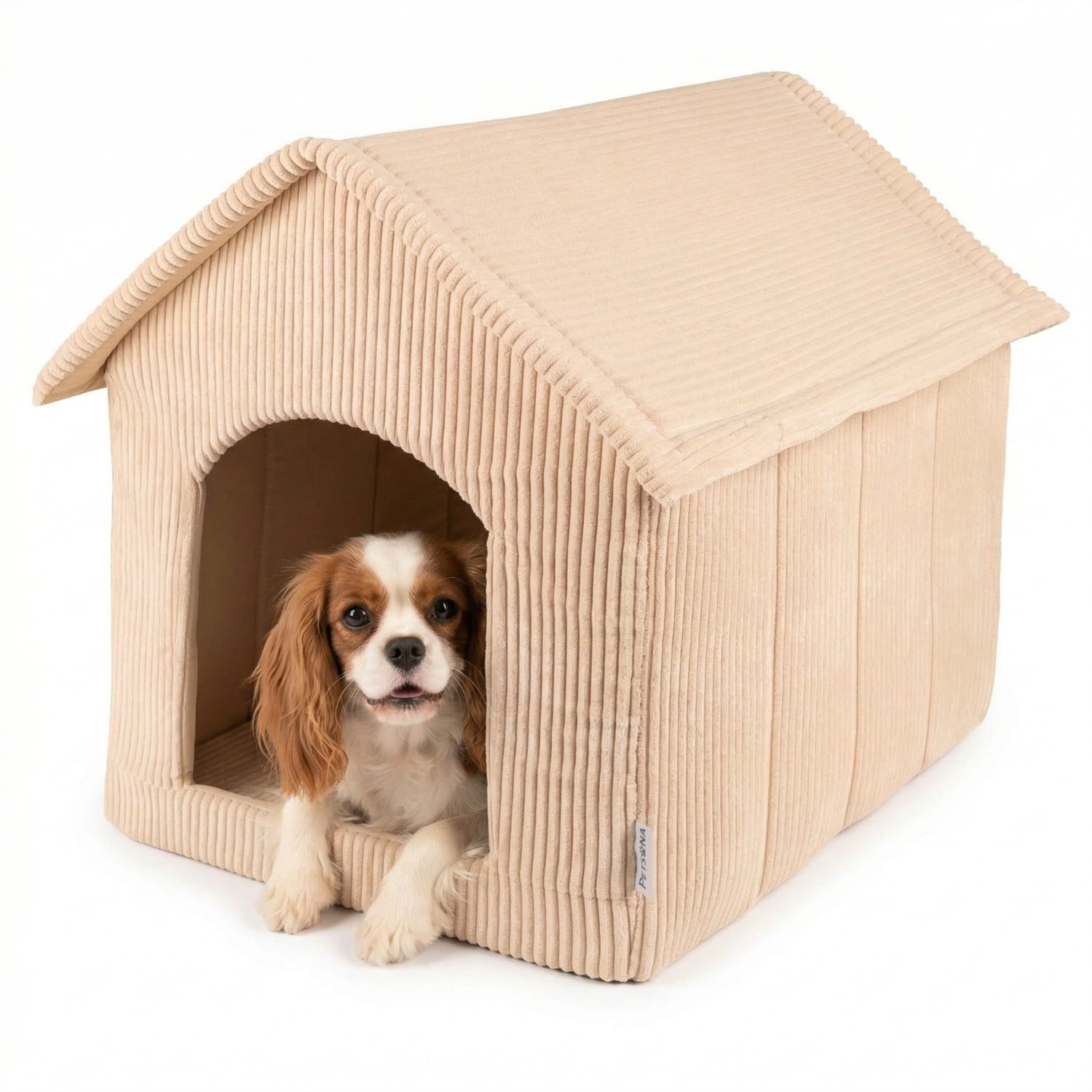 Petsona buda Legowisko piankowy domek Dla Psa beżowy XL