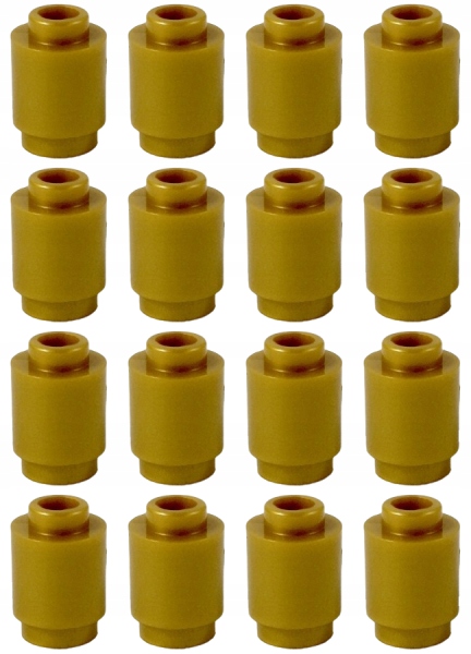 

Lego 3062b Walec 1x1 złoty Nowy (5g) 16 szt.