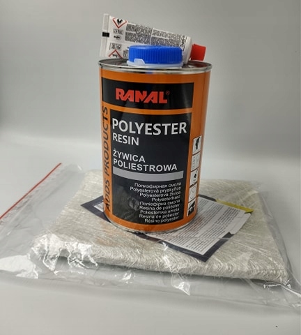 

Ranal Zestaw Żywica 1KG+ Mata Szklana 0,5m2