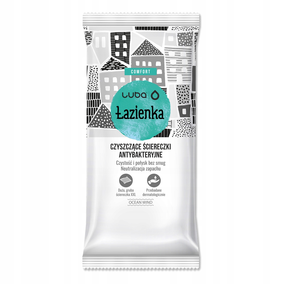 

Czyszczące ściereczki antybakteryjne Luba Łazienka