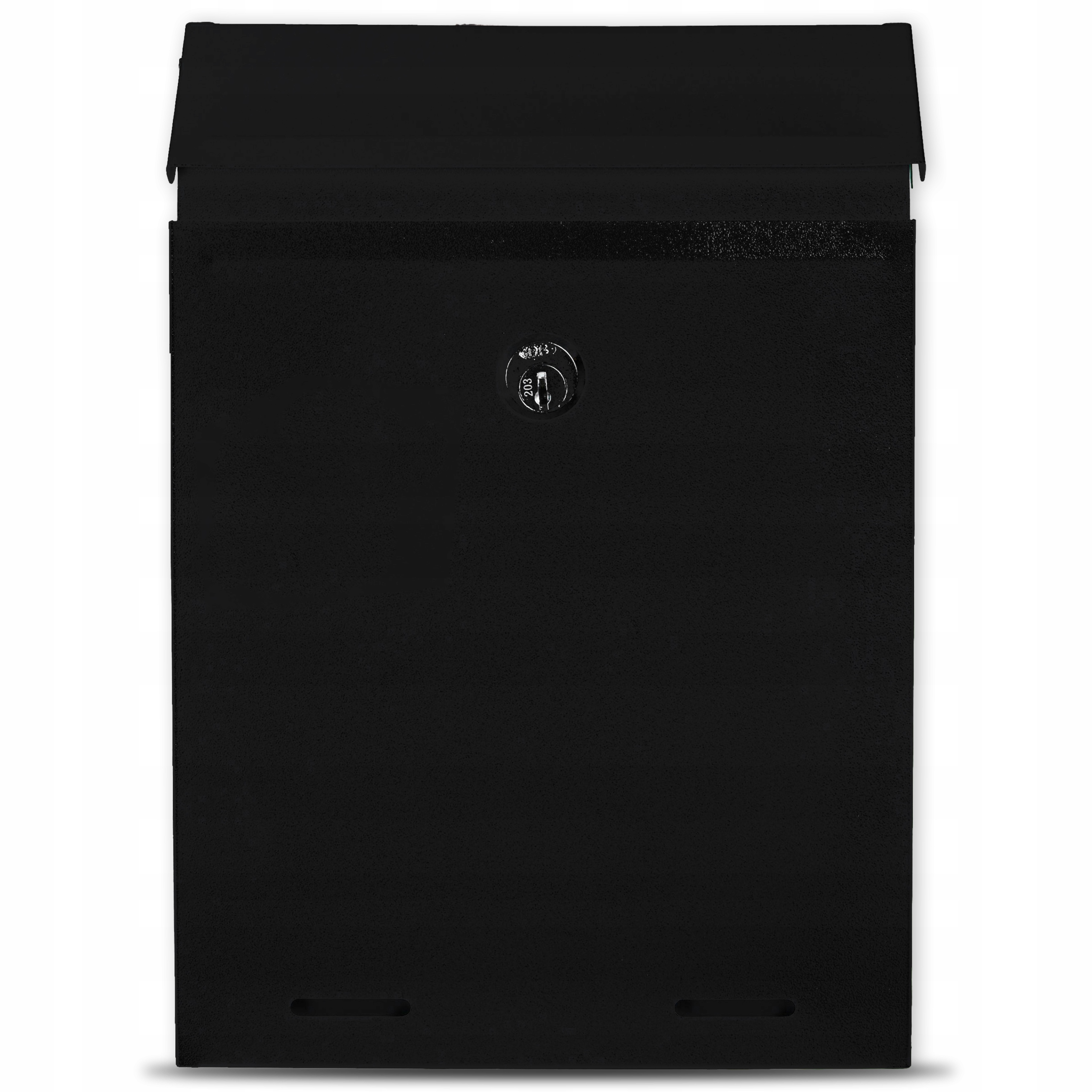 Poštovní Schránka Na Dopisy Černá Matná Na Poštu, Noviny Do Domu