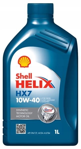 

Olej silnikowy półsyntetyczny Shell 10W40 Helix Pl