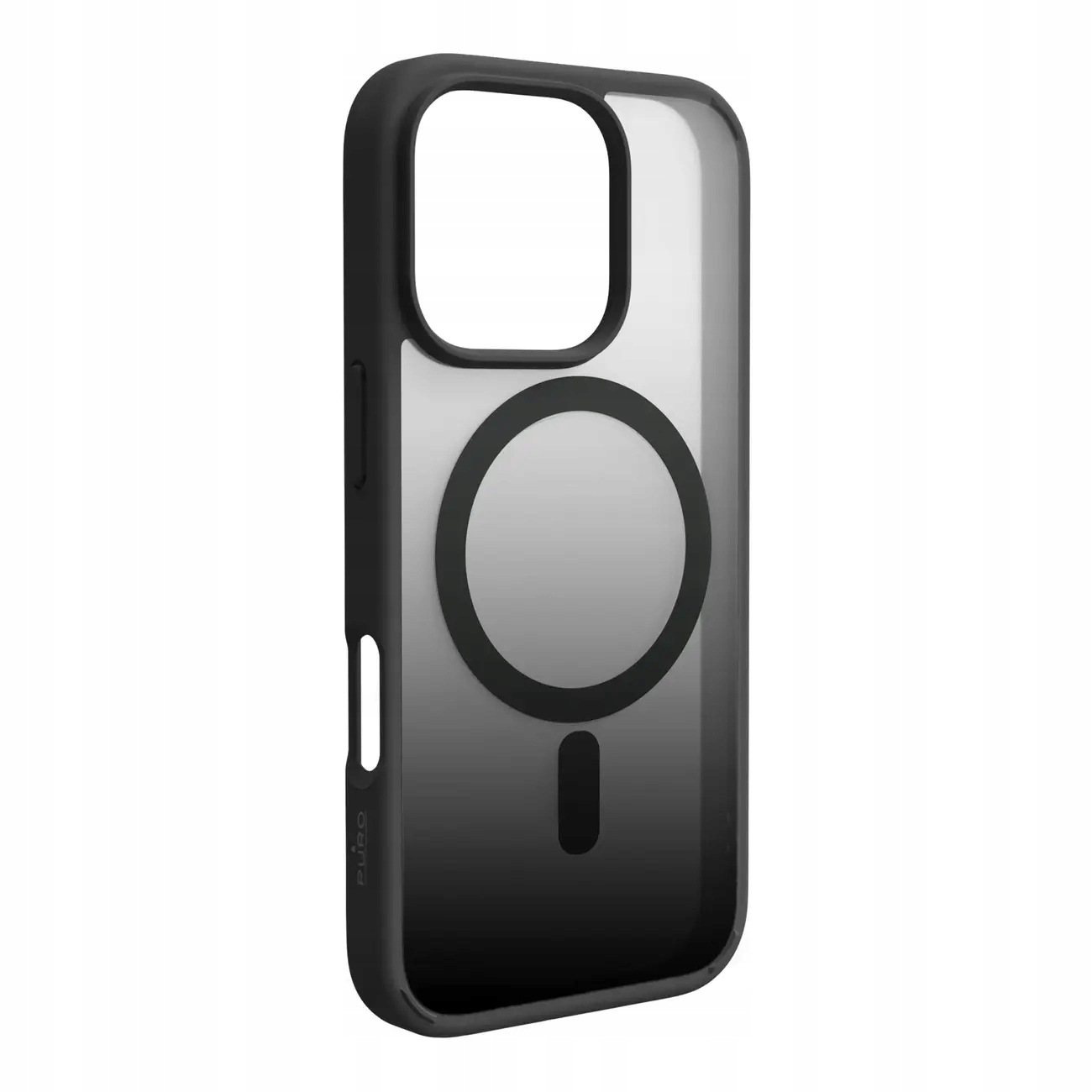 Etui silikonowe Puro Gradient MagSafe do iPhone 16 Pro Max czarne Puro