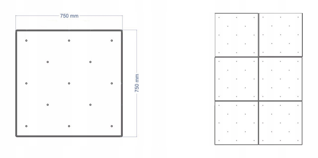 Certyfikowana Modułowa ścianka wspinaczkowa Marka inna