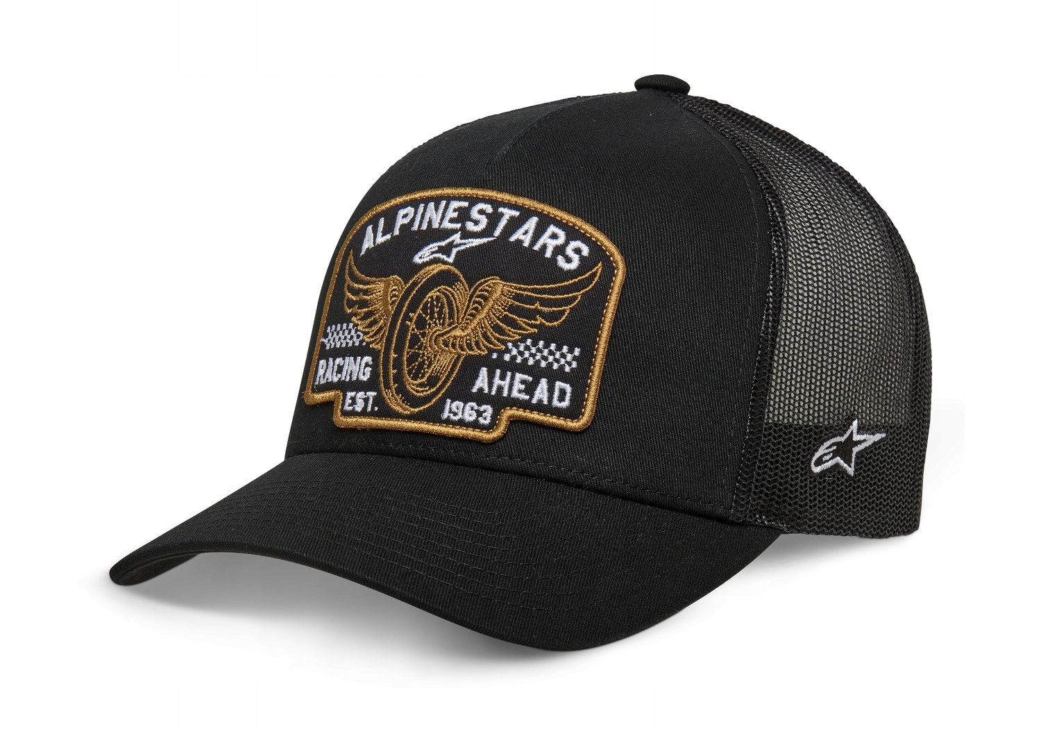 kšiltovka Heritage Patch Trucker, Alpinestars (černá/černá)