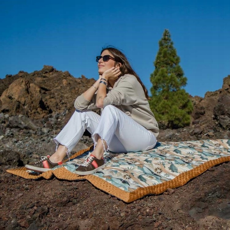 La Millou Koc Piknikowy XXL Heartbeat Pink Długość (cm) 190