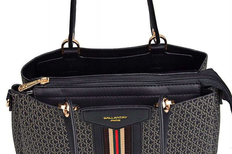 GALLANTRY elegancka TOREBKA damska KUFEREK pasek monogram LOGO Płeć kobieta