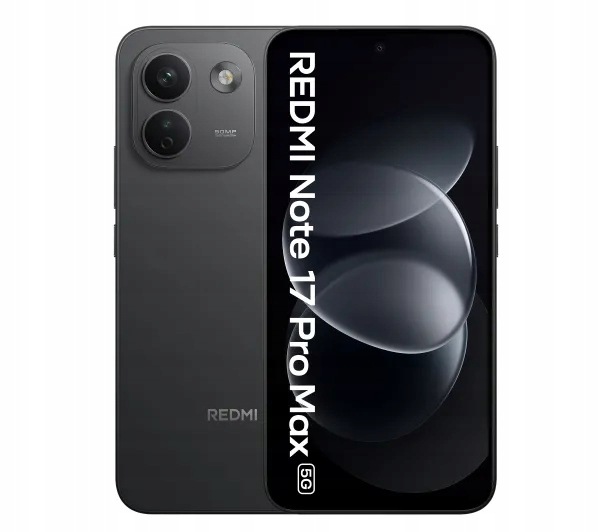 Smartfon Xiaomi Redmi Note 17 Pro Max 5G 8/256GB 9210mAh Ai 120Hz Czarny