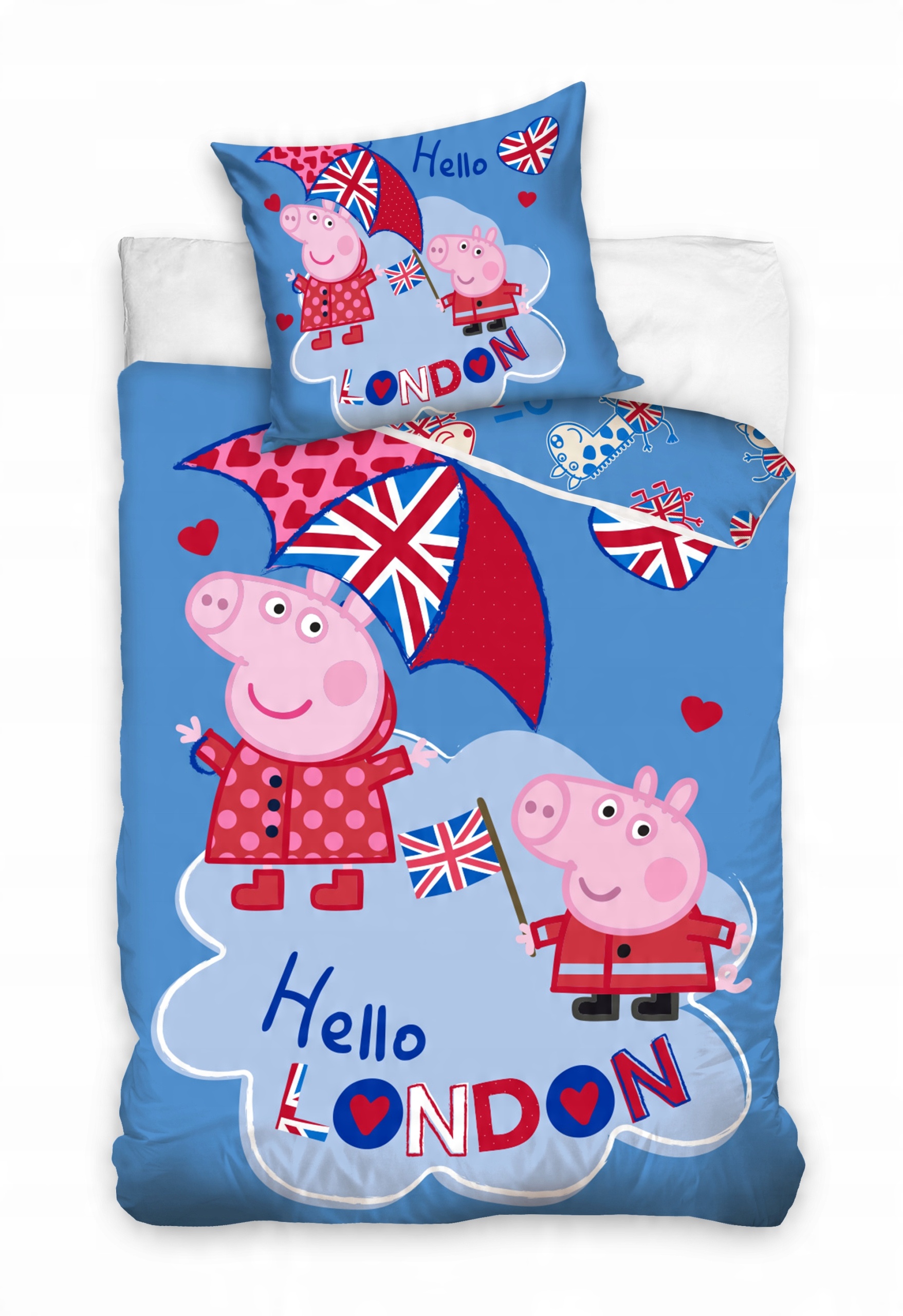 

Komplet pościeli 160x200 cm Świnka Peppa Pig baw