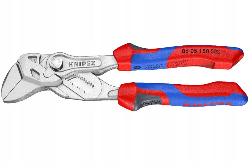 Nastavitelné kleště-klíč Knipex chromované drsné Comfort 150 mm
