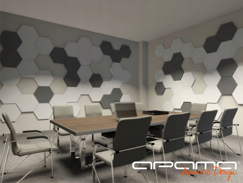 Panel akustyczny wygłuszający gąbka HEKSAGON 2cm Marka Apama