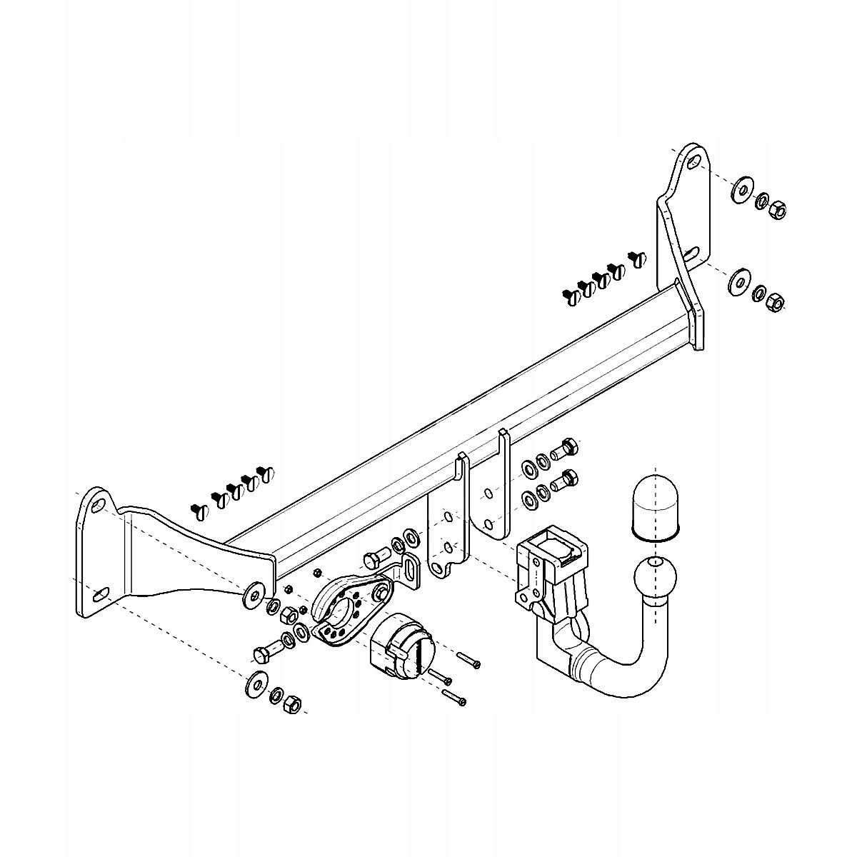 Hak holowniczy Wypinany BMW X2 F39 Crossover od 18 MODUŁ 13 PIN GRATIS Nowy Producent Steinhof