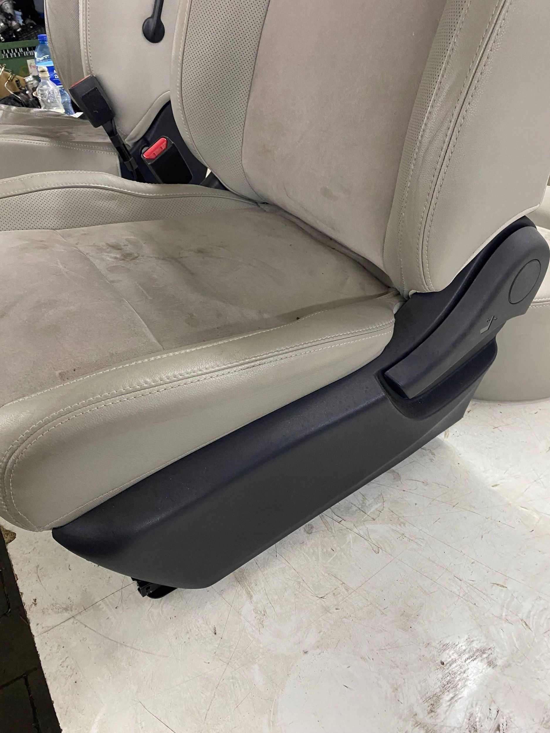 QASHQAI J11 seats side KOMPLET BEZOWE leather ALCANTARA
