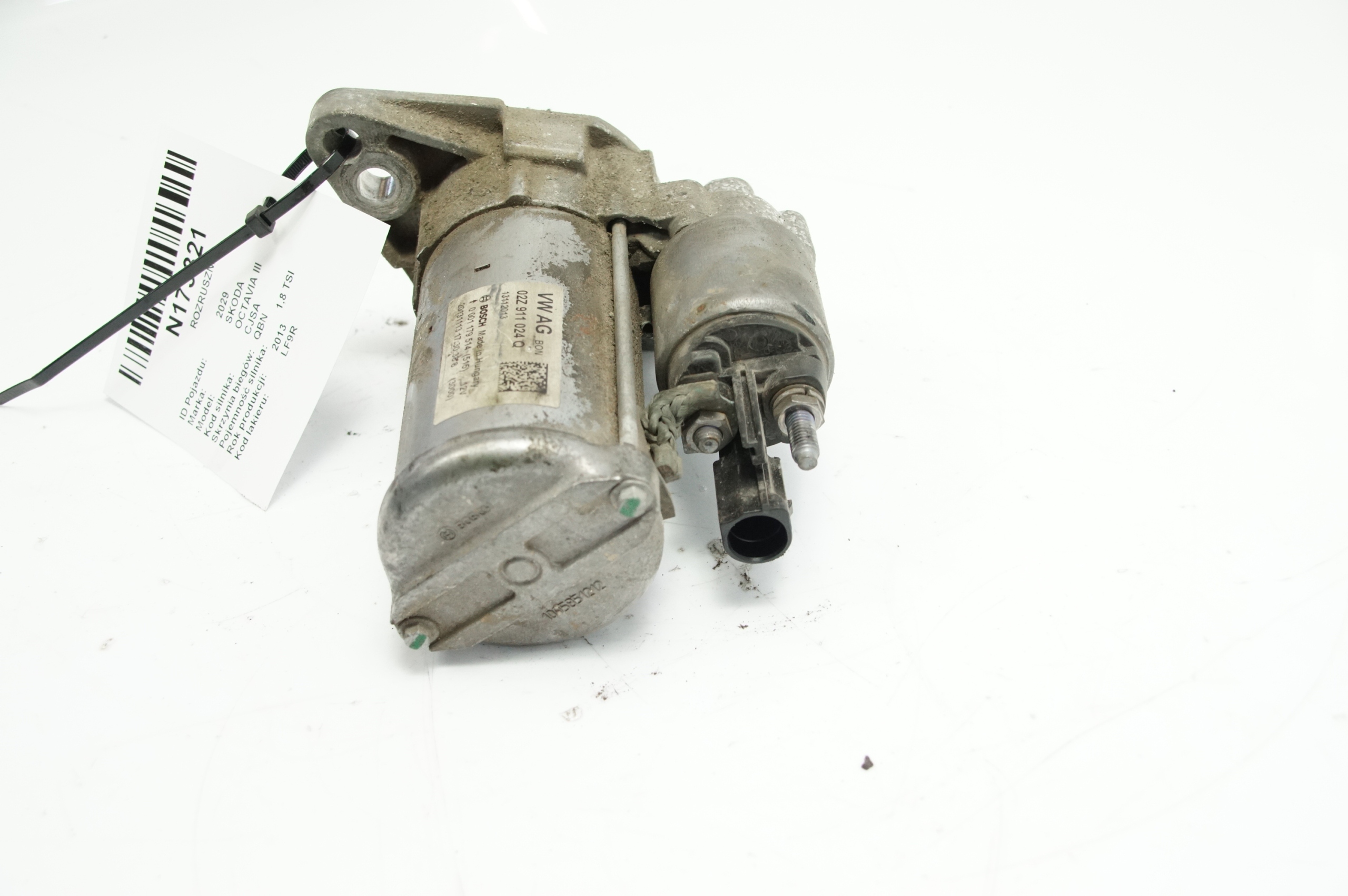 starter 02Z911024Q SKODA OCTAVIA III 2013
