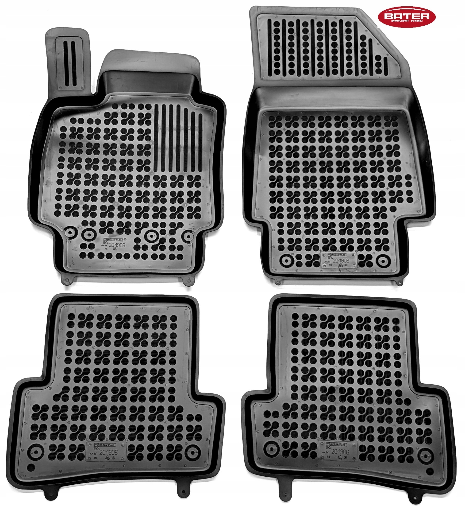 Renault Clio III 2005-2012 Renault Clio IV 2015-2019 dywaniki gumowe Rezaw
