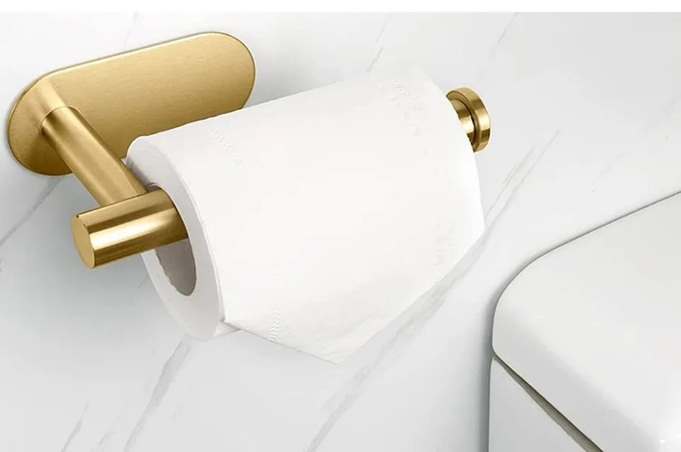 UCHWYT NA PAPIER TOALETOWY ZŁOTY WIESZAK EAN (GTIN) 5907621833923