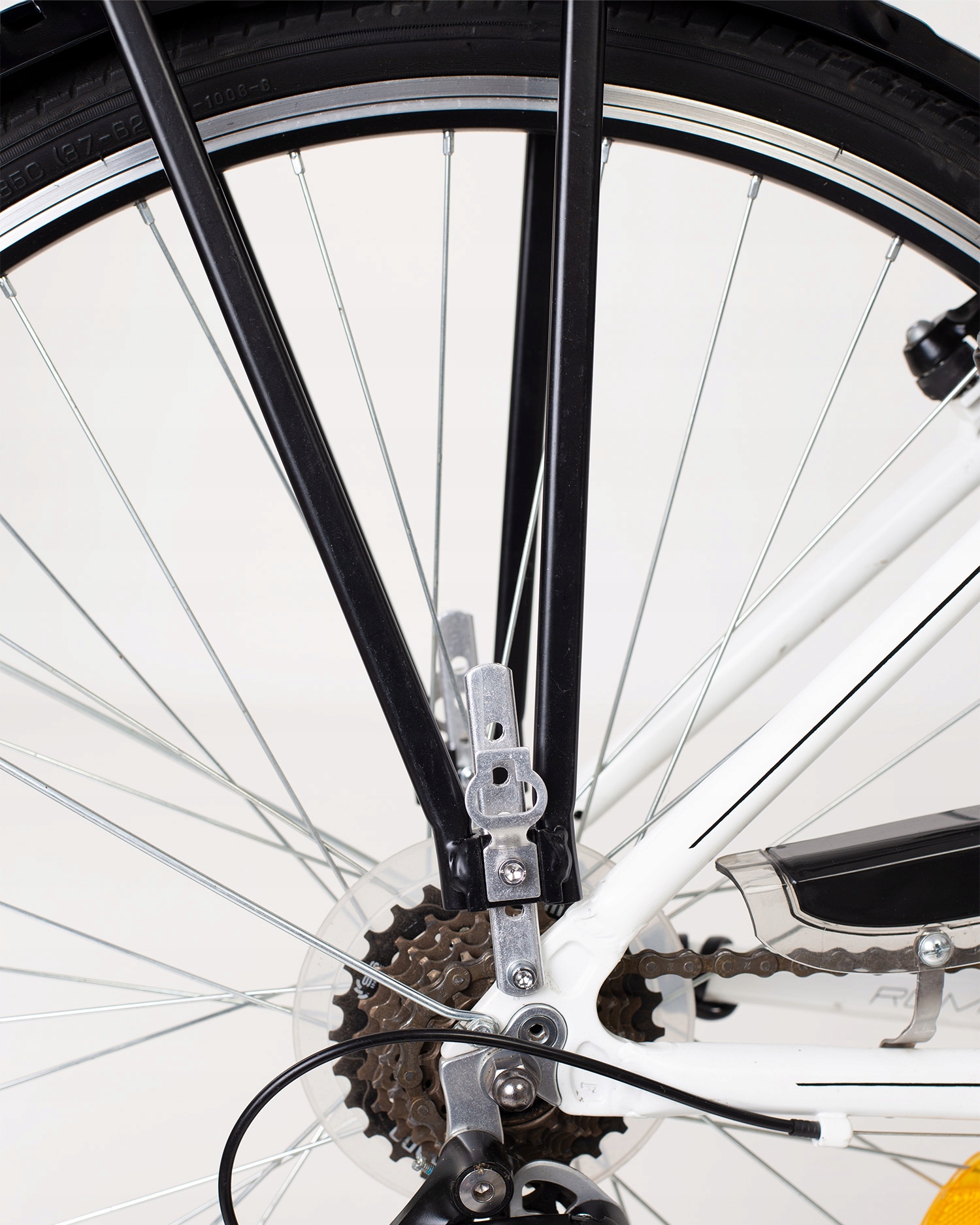 BAGAŻNIK ROWEROWY TYLNY ALUMINIOWY MOCNY NA ROWER UNIWERSALNY DO 35KG Długość 38 cm