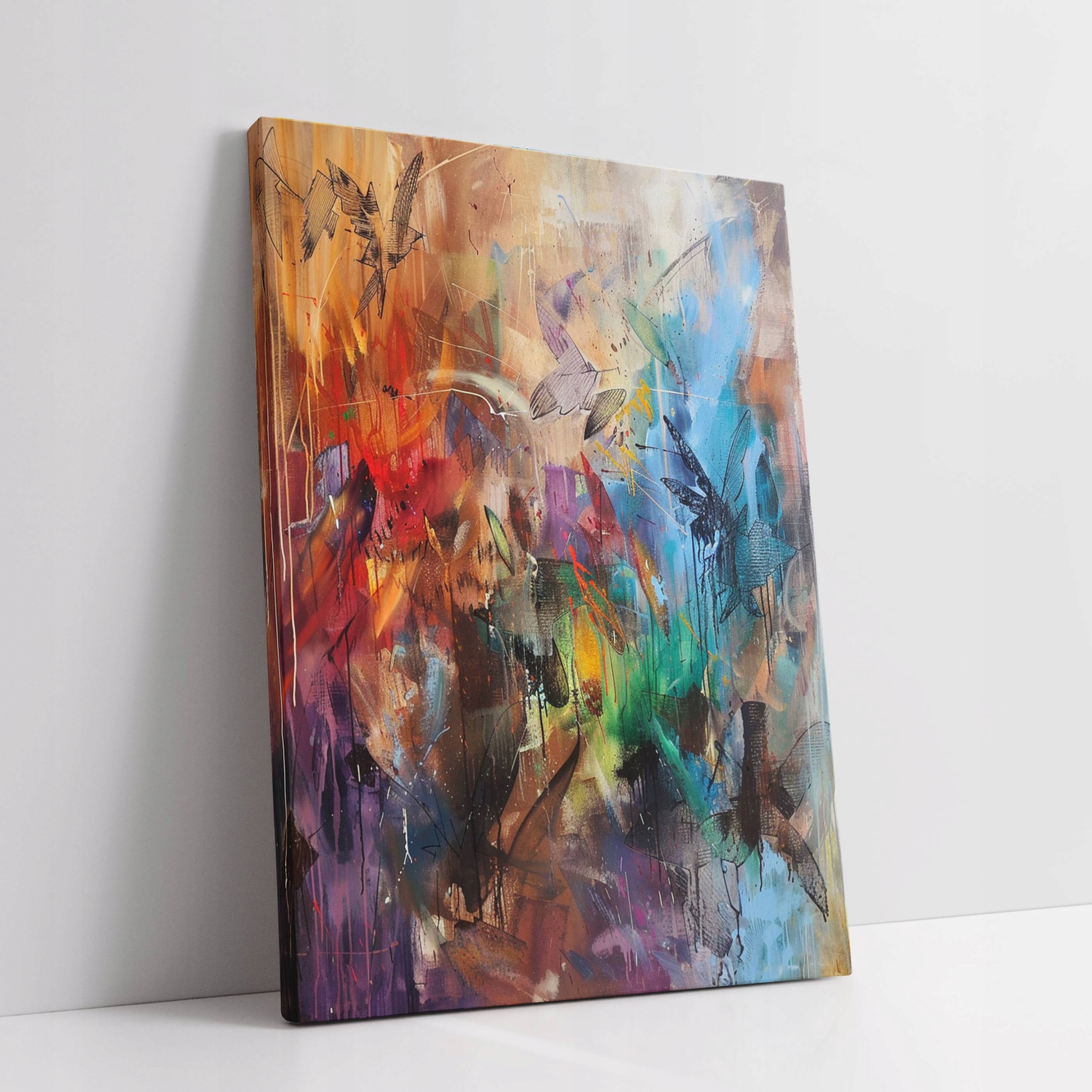 Obraz na płótnie Abstrakcyjne Kolor Nowoczesny do domu pokoju salonu 90x120