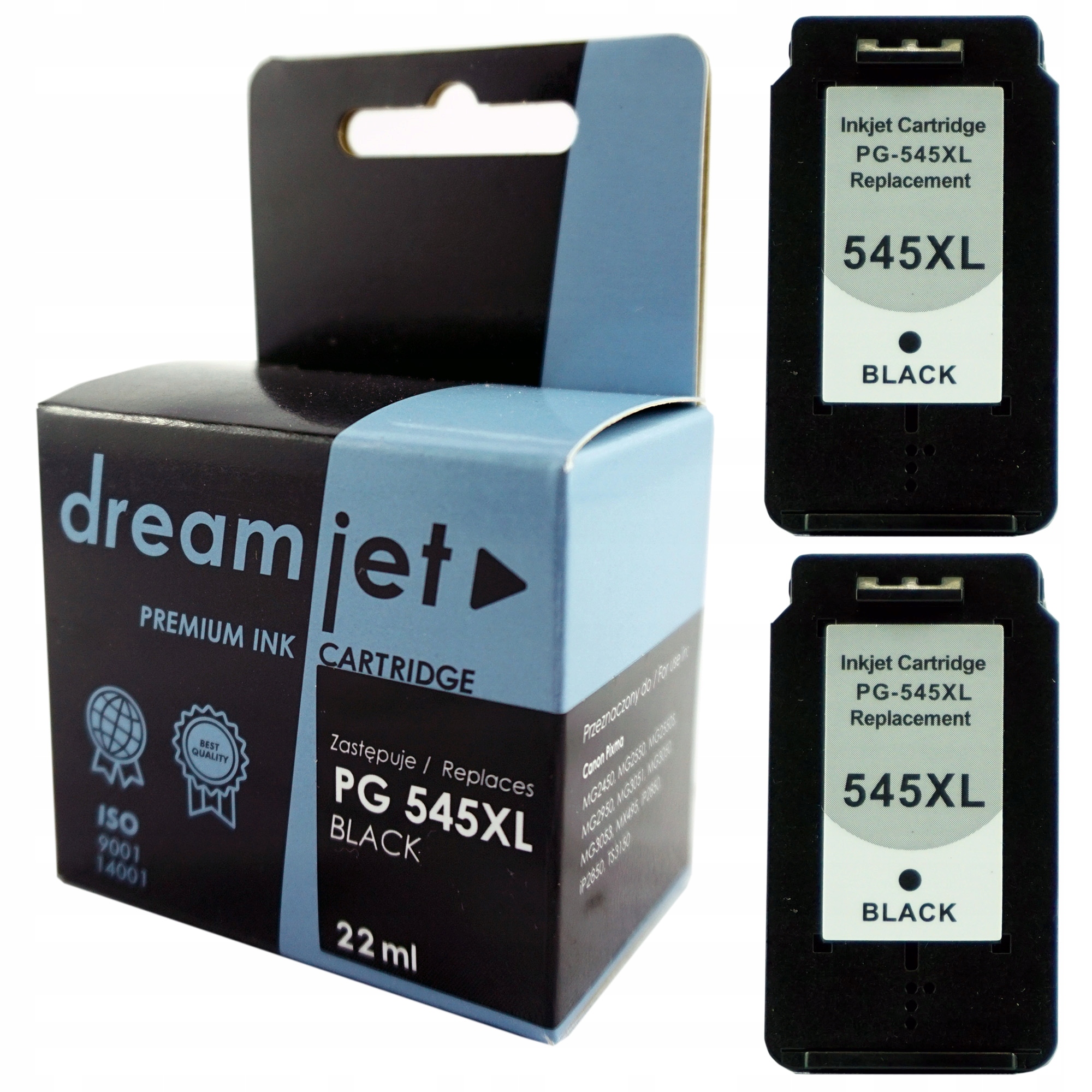 2x Tusz do drukarki CANON PIXMA PG-545 czarny