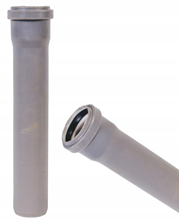 Rura PCV Kanalizacyjna Wewnętrzna Fi 50 dł. 100cm Kanalizacja
