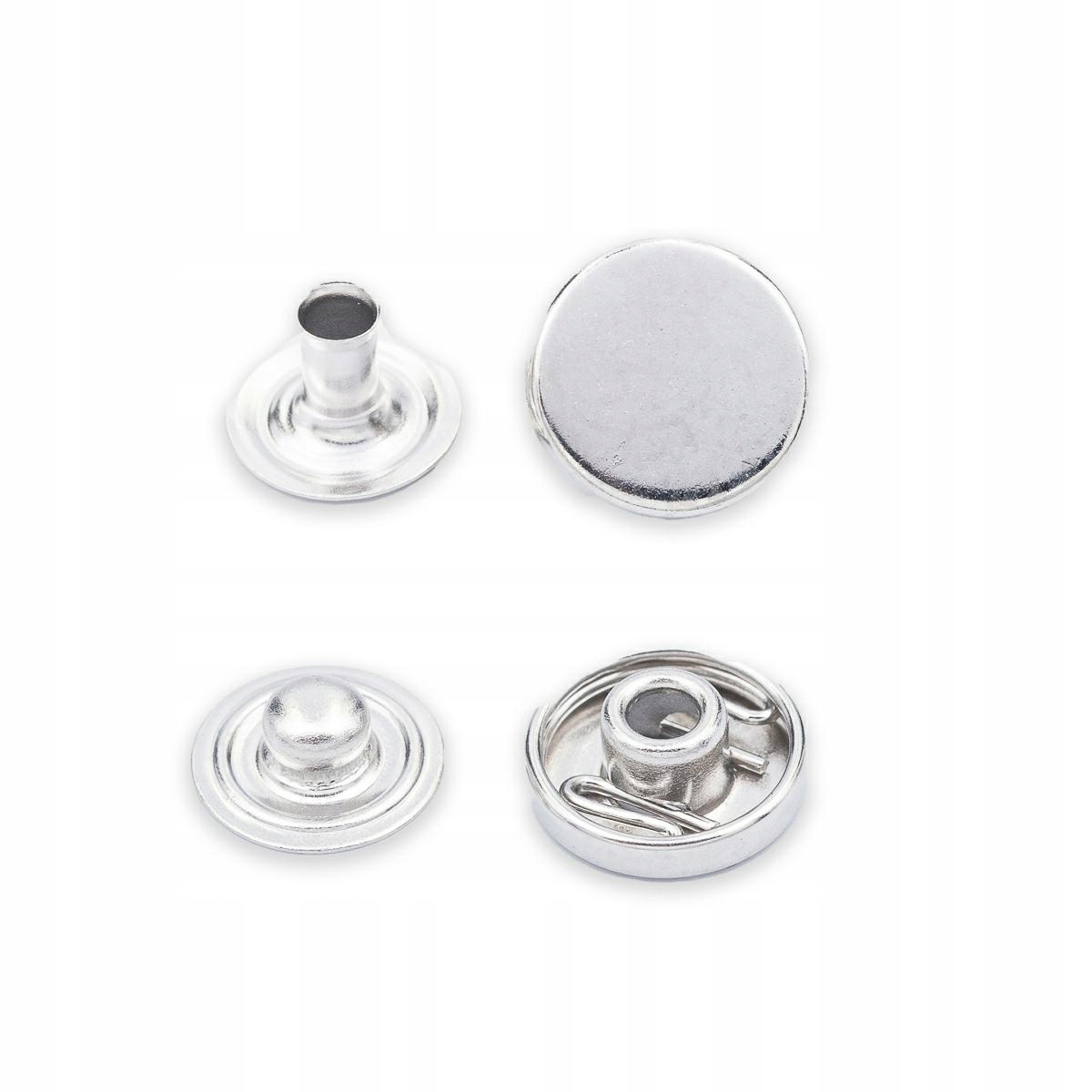 Druky cvoky kovové nerezové nikl 10,5mm/200ks N105M365