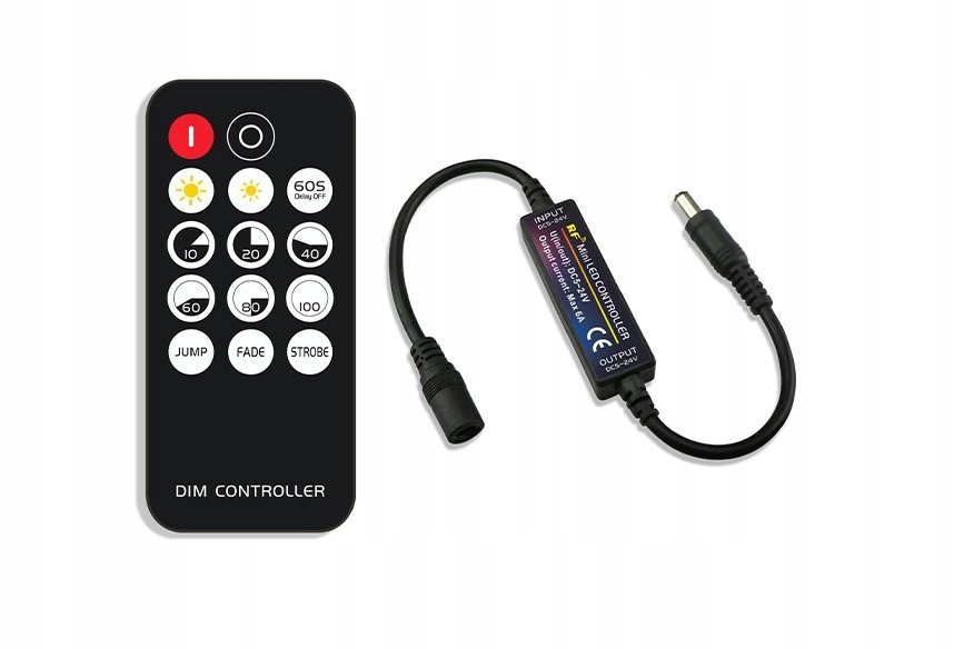 

Sterownik Rf Taśm Led mono Ściemniacz Włącznik 6A